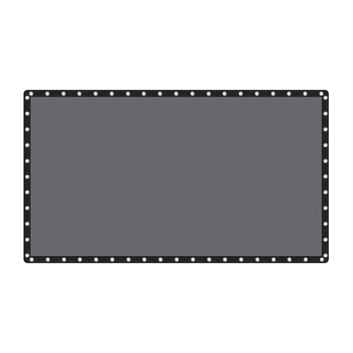 Vicllax Shade Fabric Sun Shade Cloth Privacy Screen With Grommets For Patio Garden Pergola Cover Canopy 20X36 Ft, Grey
