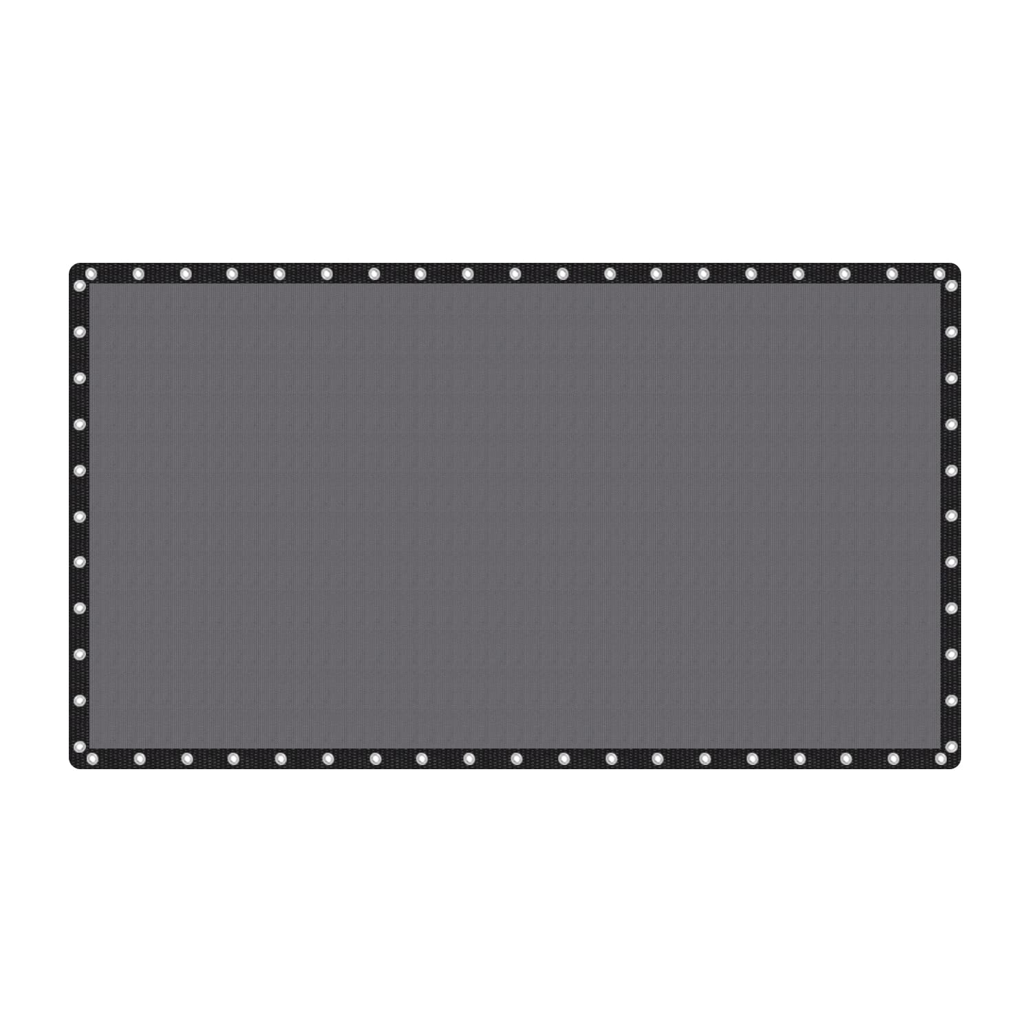 Vicllax Shade Fabric Sun Shade Cloth Privacy Screen With Grommets For Patio Garden Pergola Cover Canopy 20X36 Ft, Grey