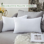 Miulee Throw Pillow Insert Premium Pillow Stuffer Sham Rectangle For Decorative Cushion Bed Couch Sofa 14X20 Inch