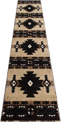YHSF South West Native American Area Rug C318 (Berber, 2 Feet 4 Inches x 10 Feet 11 Inches)