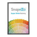 SnapeZo Black Poster Frame 32x50 Inches, 1.7 Aluminum Profile, Front-Loading Snap Frame, Wall Mounting, Wide Series