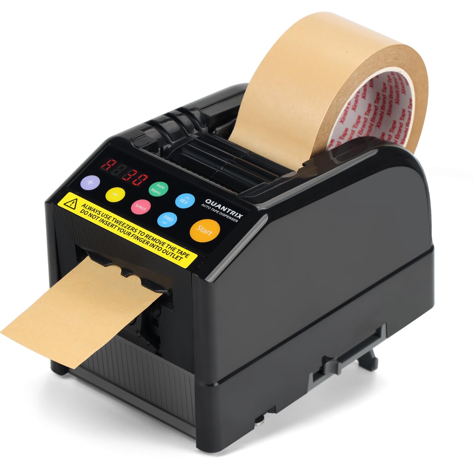 Ribbon Cutting Machine, 999mm Max Cut Length,Automatic Tape Dispenser, Ideal for Businesses, Schools,Shipping, Gift Wrapping, Re