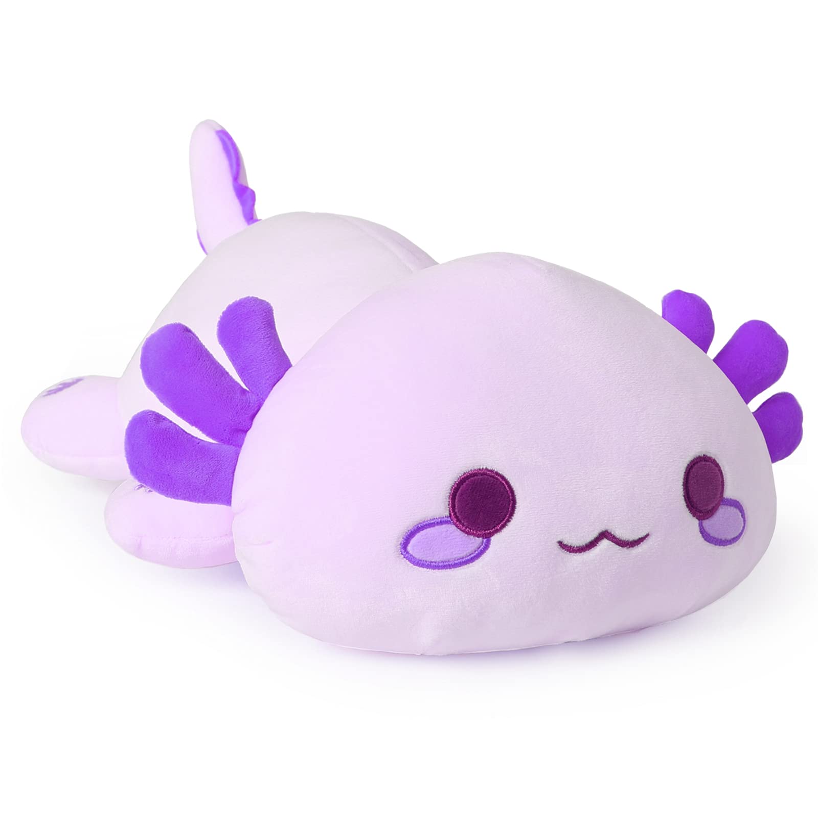 Onsoyours Cute Axolotl Plush, 19 ' Soft Large Stuffed Animal Salamander Big Plush Pillow, Kawaii Plushie Toy For Kids (Pruple A