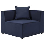 Modway Eei-4386-Nav Saybrook Patio Upholstered Sectional Sofa In Navy, 6-Piece Set