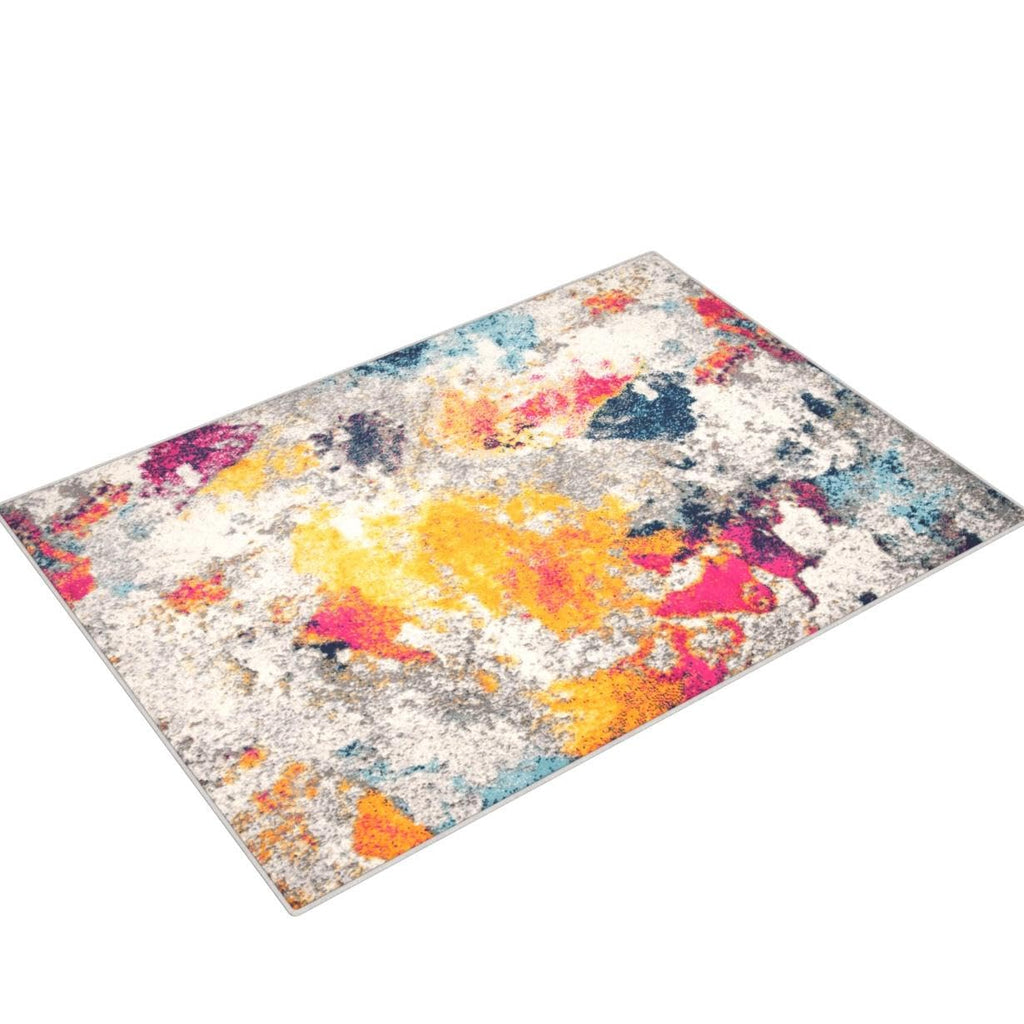 Rugshop Sky Collection Modern Abstract Area Rug - 3'3'' X 5' Multi