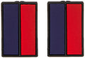 Trodat T4850 Printy Replacement Pad For Trodat Self-Inking Stamps, 0.19' X 1', Blue/Red