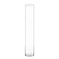 CYS Excel Clear Glass Cylinder Vase (H:28  D:4 ) | Multiple Size Choices Glass Flower Vase Centerpieces | Hurricane Floating Can