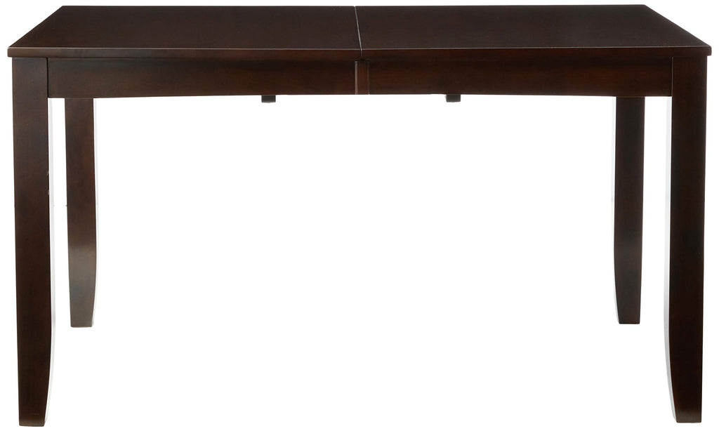 East West Furniture LYT-CAP-T Lynfield Kitchen Table - a Rectangle Dining Table Top with Butterfly Leaf, 36x66 Inch, Cappuccino