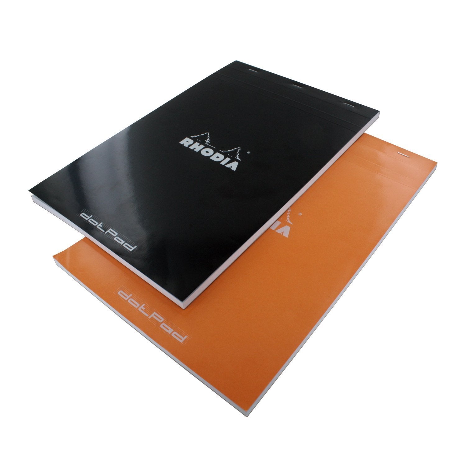 Rhodia No.19 8.25 X 12, 80 Sheet, Dot Paper Pad, Black & Orange (R19559-R19558)