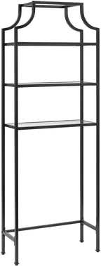 Crosley Furniture Aimee Over The Toilet Storage And Bathroom Organizer With Shelves, Oil Rubbed Bronze