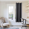Chrisdowa Grommet Blackout Curtains For Bedroom - Thermal Insulated Room Darkening Curtains For Living Room (1 Panel Set, Dark G