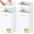 4 Pack 30 Gallon Corrugated Cardboard Disposable Trash Cans for Parties
