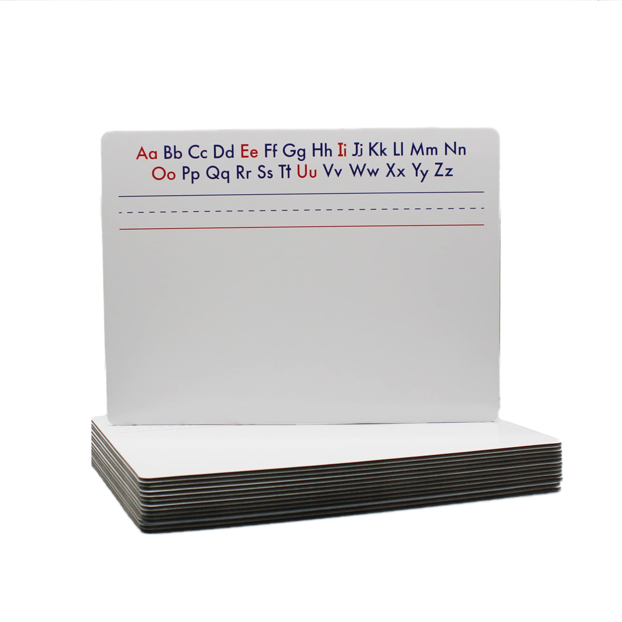 9 X 12  Two Sided Alphabet Magnetic Dry Erase Board Class Pack Of 12