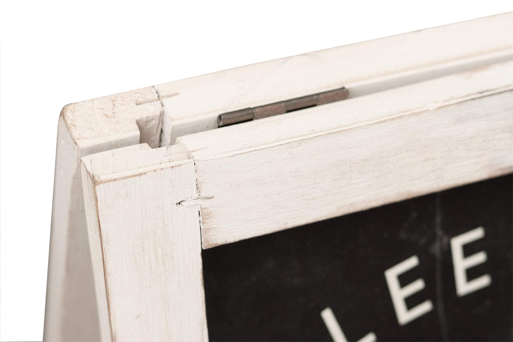 23' H Christmas Countdown Wood Calendar With Easel,Freestanding Christmas Advent Calendar, Reusable Countdown To Christmas Funn