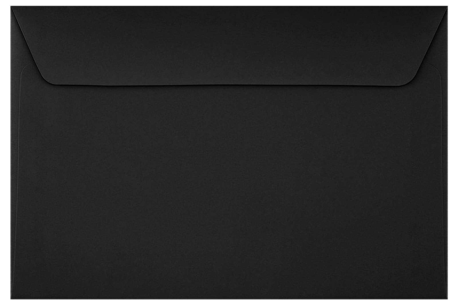 Luxpaper 6 X 9 Booklet Envelopes | Midnight Black | 80Lb. Text | 50 Qty