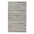 Kosas Home Fallon 60 x 96 Striped Polyester Fabric Area Rug in Gray