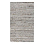 Kosas Home Fallon 60 x 96 Striped Polyester Fabric Area Rug in Gray