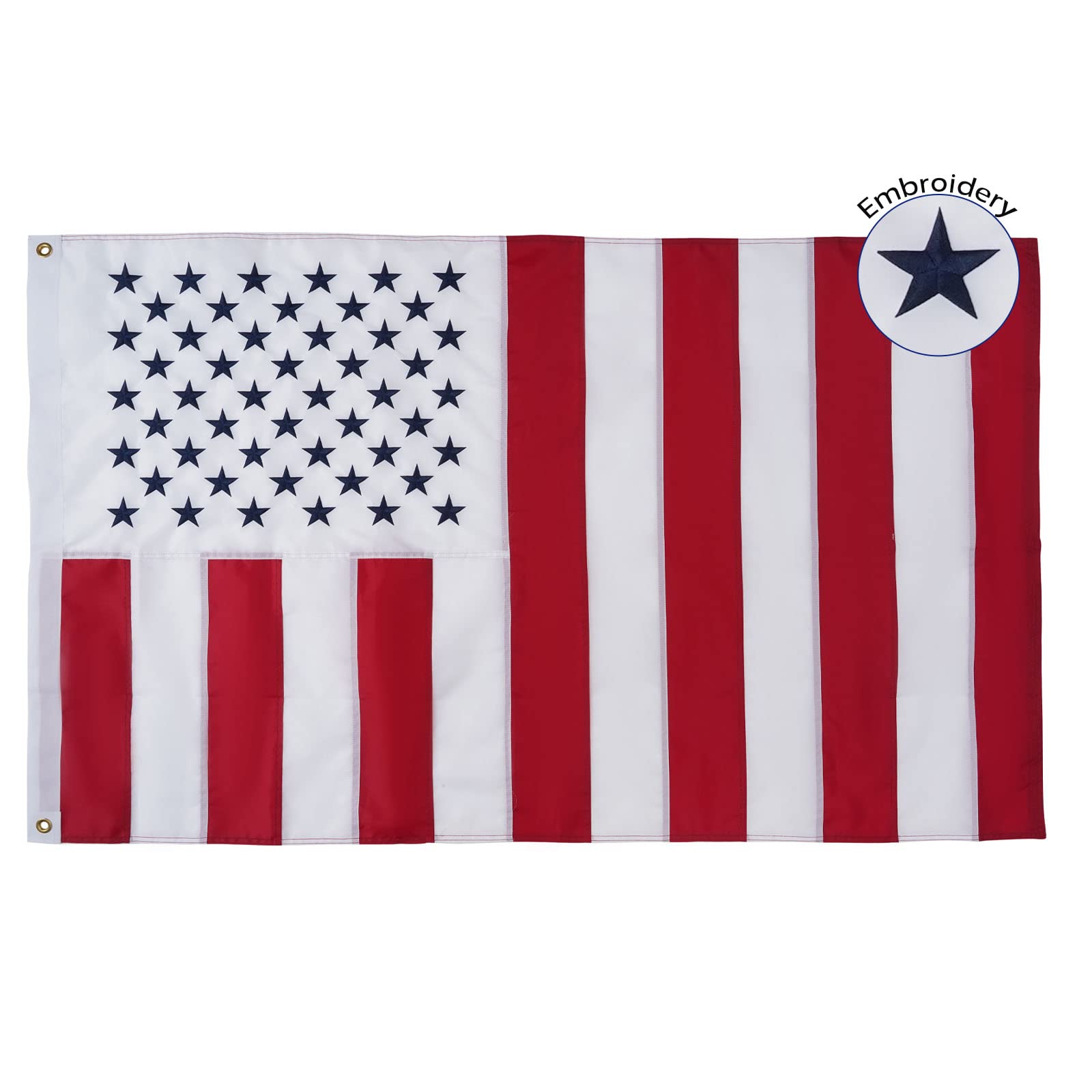 Bradford Civil Peace Flag 3X5 Ft Outdoor Made In Usa, Embroidered American Peace Flags Double Sided Heavy Duty, Polyester Unite