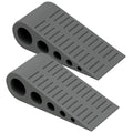 1.9 Inches Heavy Duty Door Stopper, Optish 2 Pack Rubber Door Stop, Door Stoppers For Bottom Of Door, Large Door Stopper Wedge F