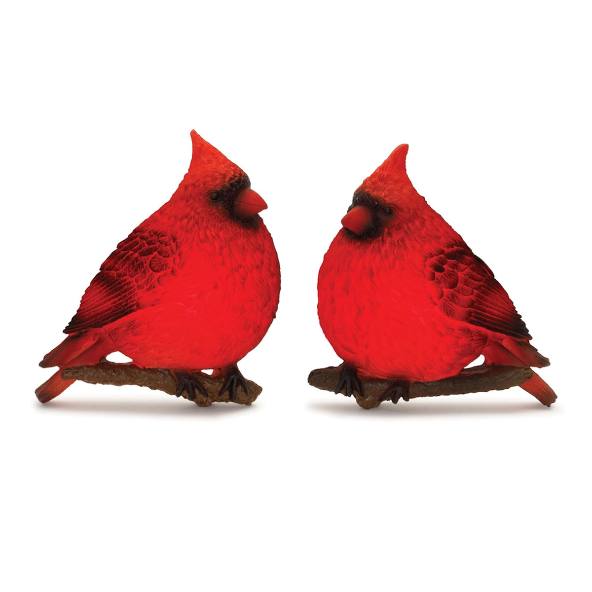 Melrose LED Lighted Cardinal Bird Christmas Wall Arts - 11' x 10' - Set of 2