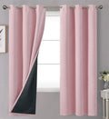 Youngstex 100% Blackout Curtains 72 Inches Length For Kids Bedroom, Thick Full Light Blocking Thermal Insulated Blackout Window