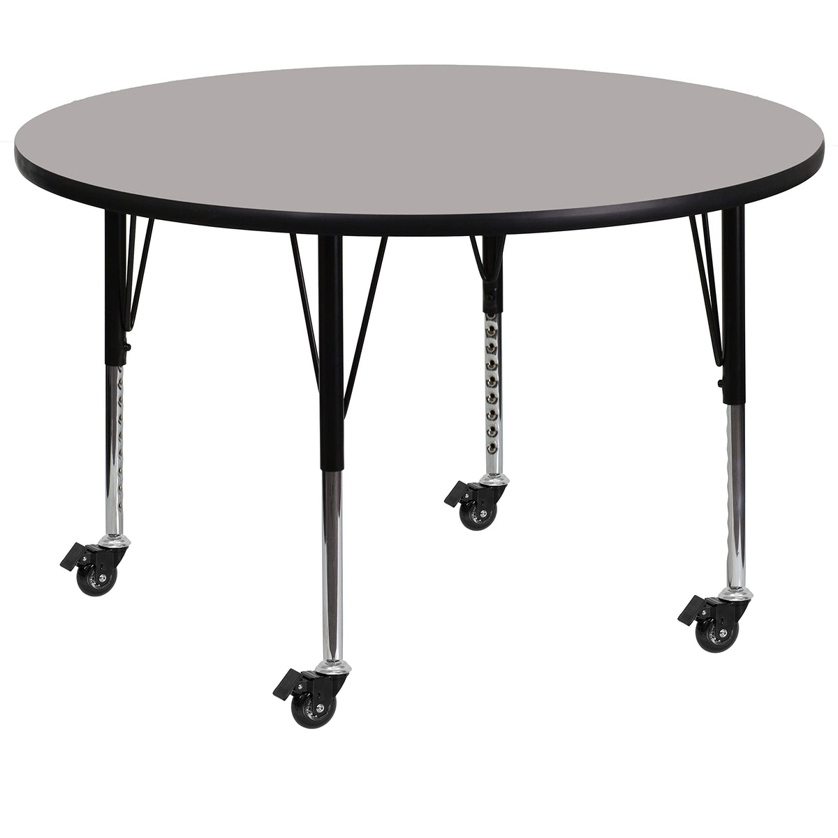 Flash Furniture 48 RND Grey Activity Table, 26&quot; x 48&quot; Round, Gray