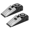Door Stop Alarm 2 Pack, 120 Db Door Stopper Wedge Door Stops Alarm Great For Traveling Hotel Home Security Door Stoppers Safety