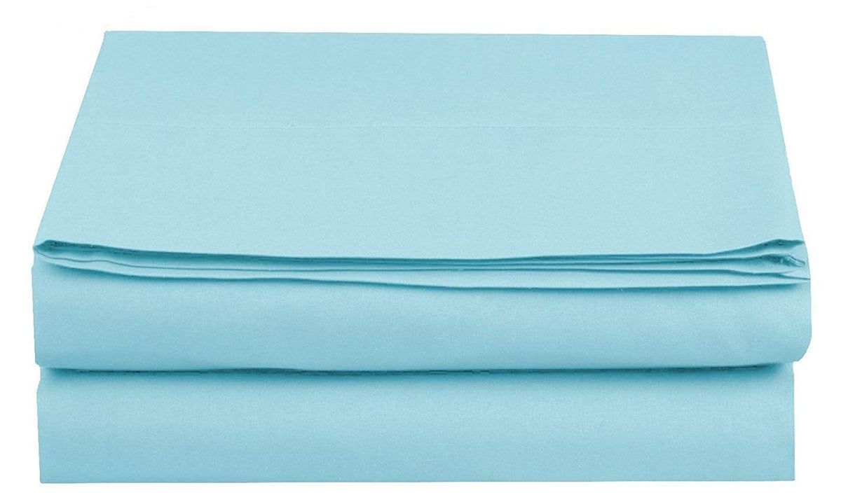 Luxury Fitted Sheet on Amazon Elegant Comfort Wrinkle-Free 1500 Premier Hotel Quality 1-Piece Fitted Sheet, Full Size, Aqua