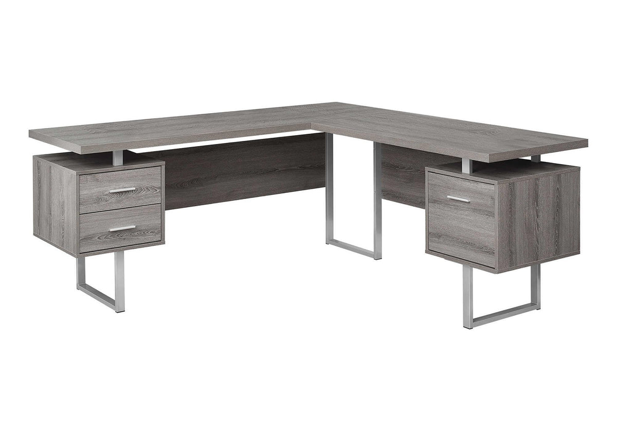 Monarch Specialties Computer 70'L Desk Left or Right Facing - Taupe