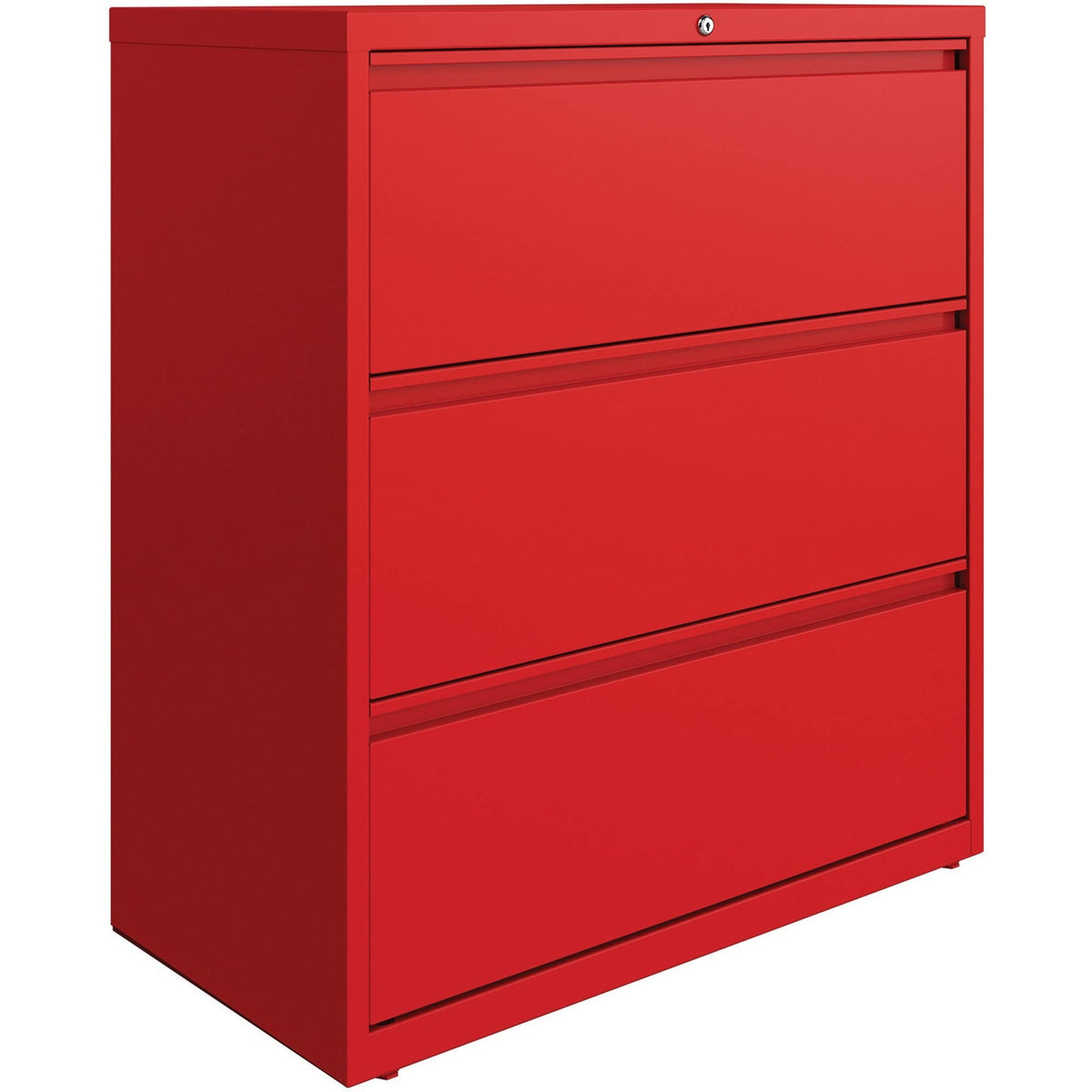 Lorell 3-Drawer Lateral File - 36&Quot; X 18.6&Quot; X 40.3&Quot; - 3 X Drawer(S) For File - Letter, Legal, A4 - La