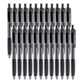 Writon Retractable Ballpoint Pens, Comfort Grip, 1.0Mm Medium Point, Green Ink, 24 Pack