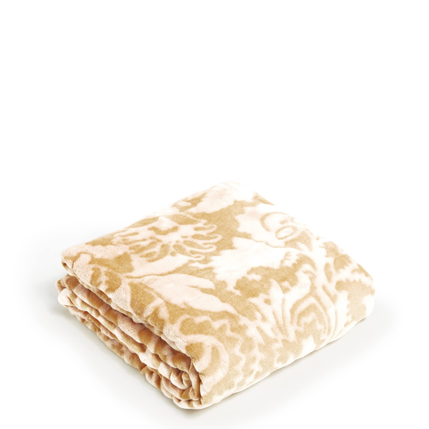 Vera Bradley Women'S Fleece Plush Throw Blanket, Java Gold, 80 X 50