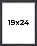 19x24 Shadow Box Frame Contemporary Black | 1'' Depth of Usable Space| Interior Size 19x24 or 24x19 Inches| UV Resistant Acrylic