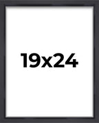 19x24 Shadow Box Frame Contemporary Black | 1'' Depth of Usable Space| Interior Size 19x24 or 24x19 Inches| UV Resistant Acrylic