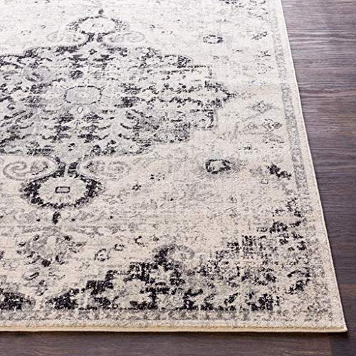 Livabliss Odelia Vintage Bohemian Area Rug,9' X 12'6'',Black