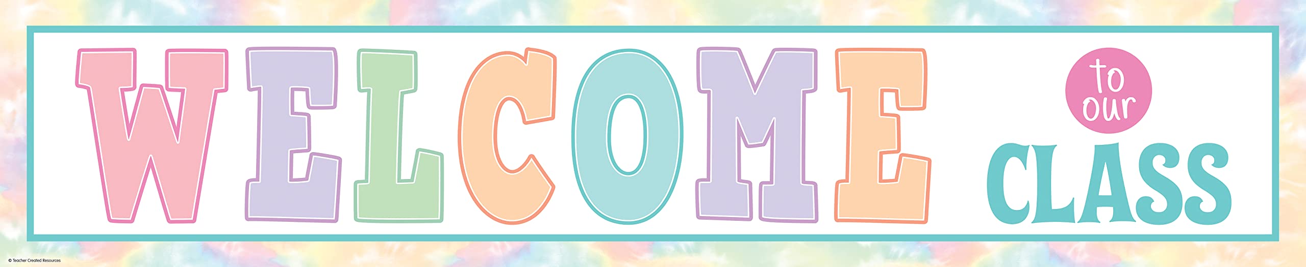 Pastel Pop Welcome Our Class Banner