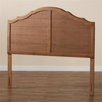 Baxton Studio Clive Vintage Traditional Farmhouse Ash Walnut Finished Wood Queen Size Headboard