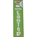 Fraser Hill Farm 45" Happy Easter Porch Leaner Sign With Bunny And 10 Battery-Operated Led Lights, Easter Decorations For The Home, Indoor & Outdoor Festive Spring Decor