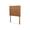 Baxton Studio Patwin Modern and Contemporary Transitional Ash Walnut Finished Wood Twin Size Headboard
