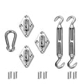 Tang Sunshades Depot Sun Shade Sail Hardware Kit Set 8 Inches Super Heavy Duty Marine Grade For Triangle Shade Sail