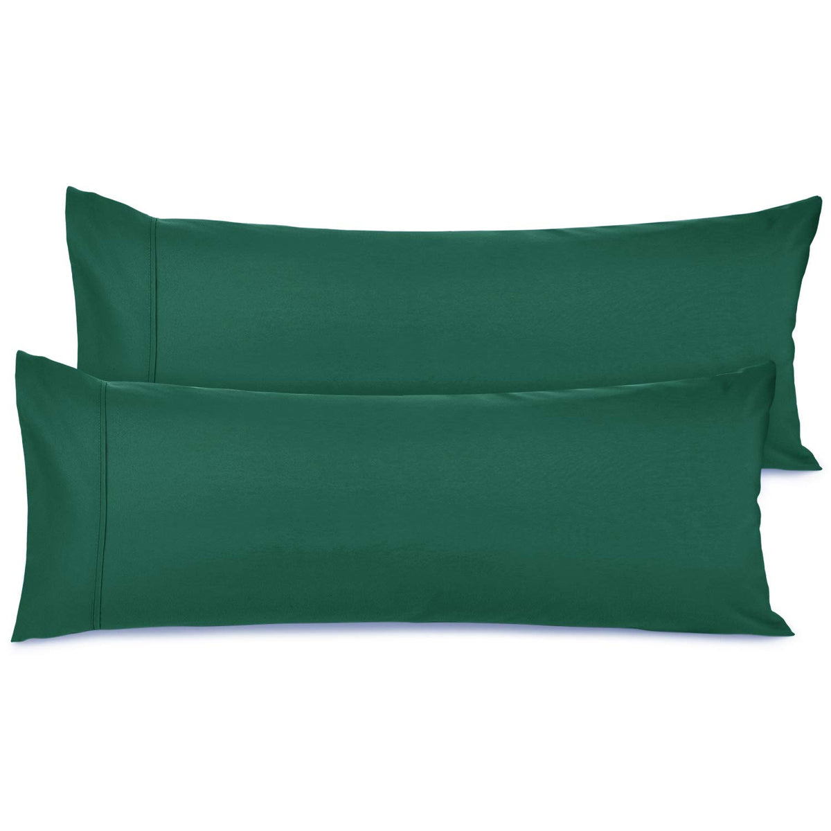 Nestl Body Pillow Cover - Soft Body Pillow Pillowcase - Lightweight Hunter Green Pillowcase - Microfiber Body Pillow Case Cover