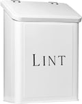 MOUNT DELECTABLE Magnetic Lint Bin for Laundry Room, 2.5L SpaceSaving Laundry Trash Can, Wall Mounted or Freestanding Dryer Lin