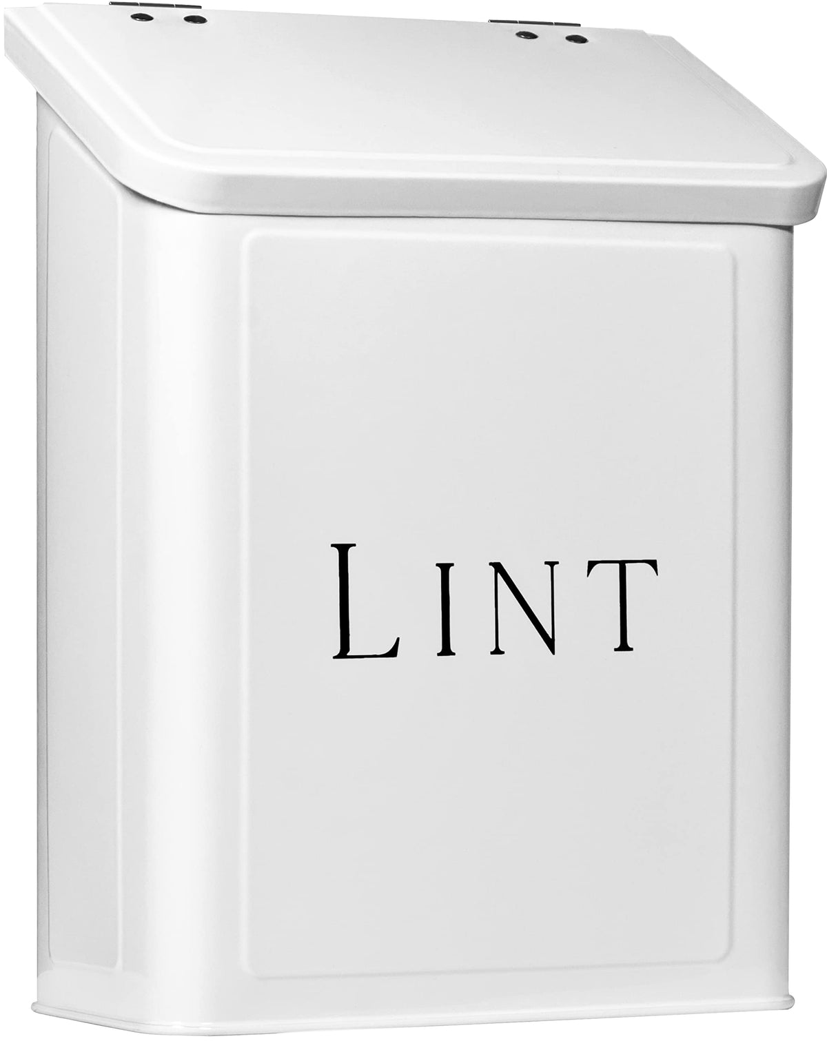 MOUNT DELECTABLE Magnetic Lint Bin for Laundry Room, 2.5L SpaceSaving Laundry Trash Can, Wall Mounted or Freestanding Dryer Lin