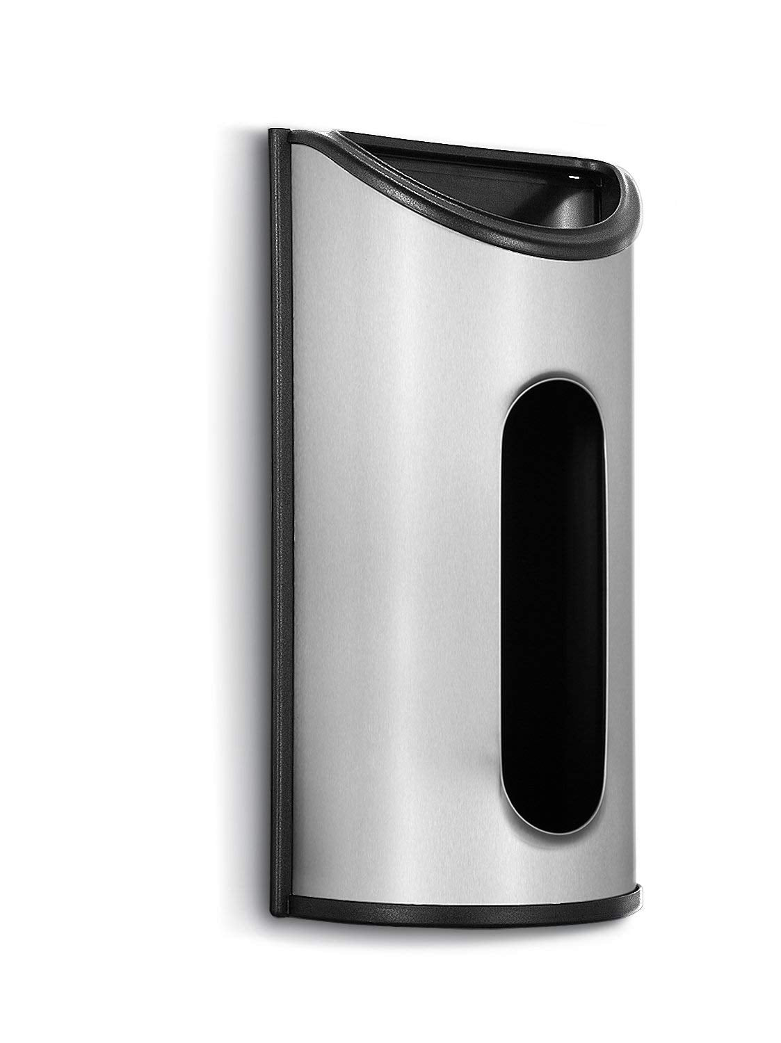 malmo Plastic Bag Holder for Grocery Bag Wall Mount, Kitchen Dining Laundry Room Trash Bag Storage Dispenser, Smudge-Proof Anti-
