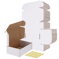 Rlavbl 9X6X3 Shipping Boxes Set Of 30, White Corrugated Cardboard Mailer Box For Packing Mailing Small Business