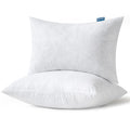 Miulee Pillow Inserts 12X20 Inch Set Of 2, Polycotton Mix Feather Throw Pillow Inserts, 12X20 Inch Rectangle Decorative Couch An