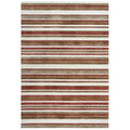 Rizzy Home Alora Decor Bermuda 8'6"X11'6" Stripe Rust/Ivory/Beige Hand-Tufted Area Rug