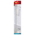 Command Bath Satin Nickel Towel Bar with Water Resistant Command Strips, Bathroom Organizer, 24 in Bar Length Holds up to 10 lbs