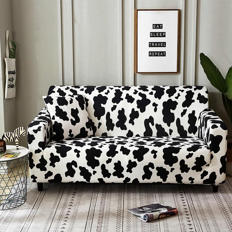 Hoobuy Printed Sofa Cover Stretch Couch Covers Patterned Sofas Seater Slipcovers For 4 Cushion Couch Set (Bd, 4 Seater/Large 3 S