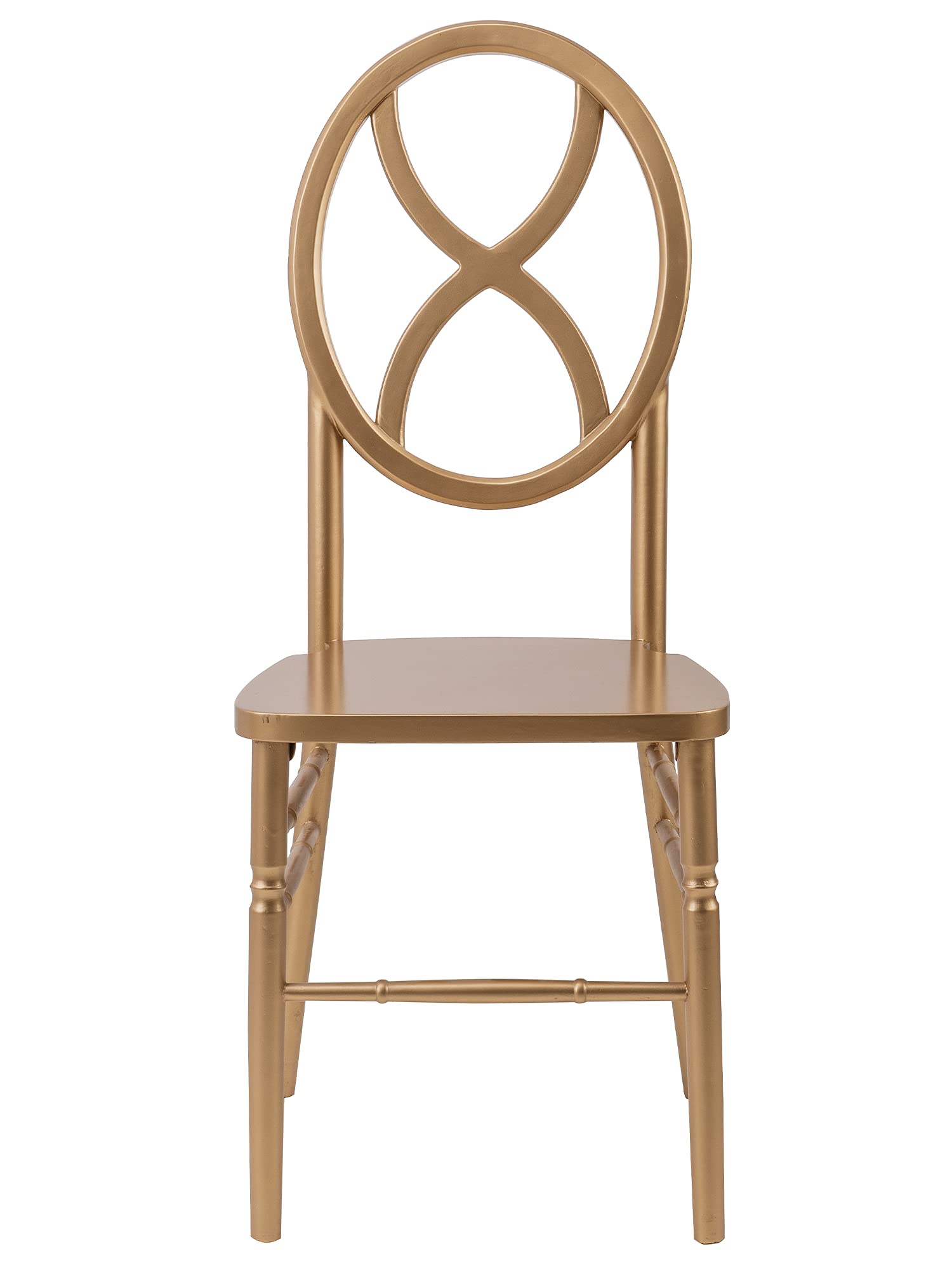 Commercial Seating Products Sandglass Gold Wood Chairs, 2-Pack
